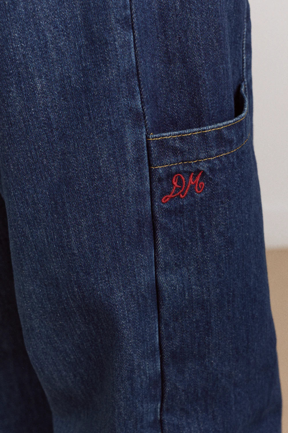 Damson Madder - Barrel Nina Jean, Authentic Mid Blue Wash
