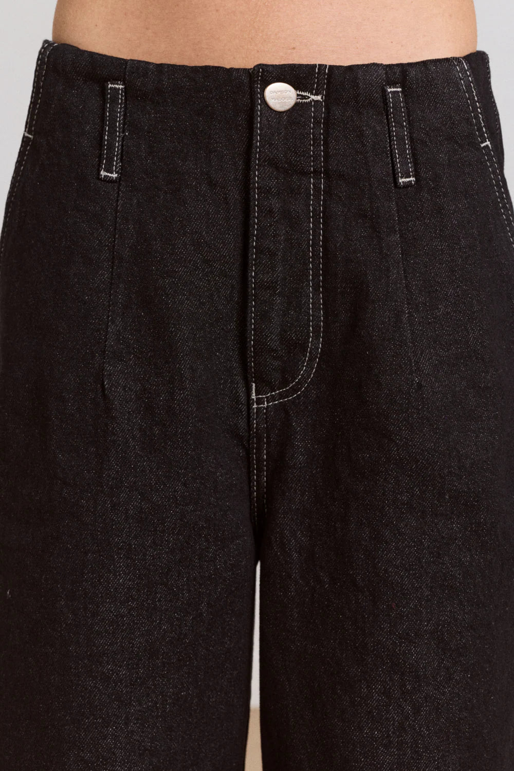 Damson Madder - Loose Fit Pascal Jeans, Black Wash