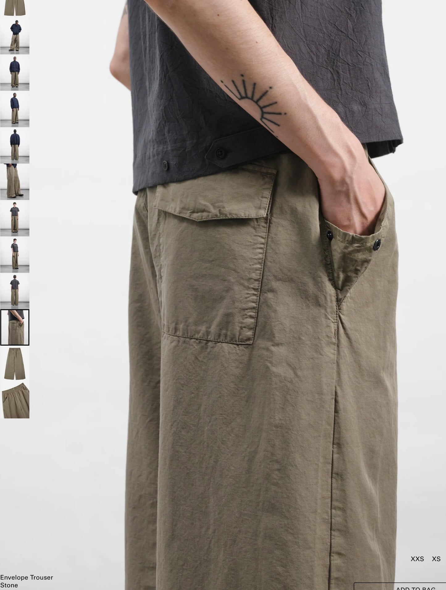 YMC - Envelope Trouser, Stone