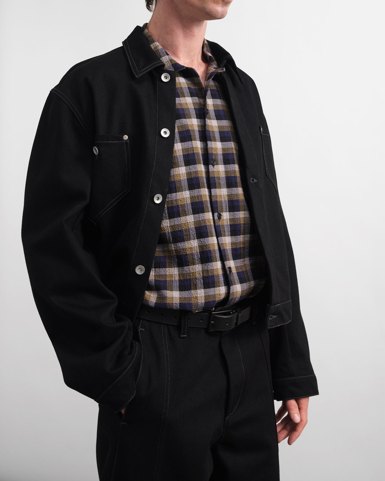 YMC - Displaced Seam Jeans - Black