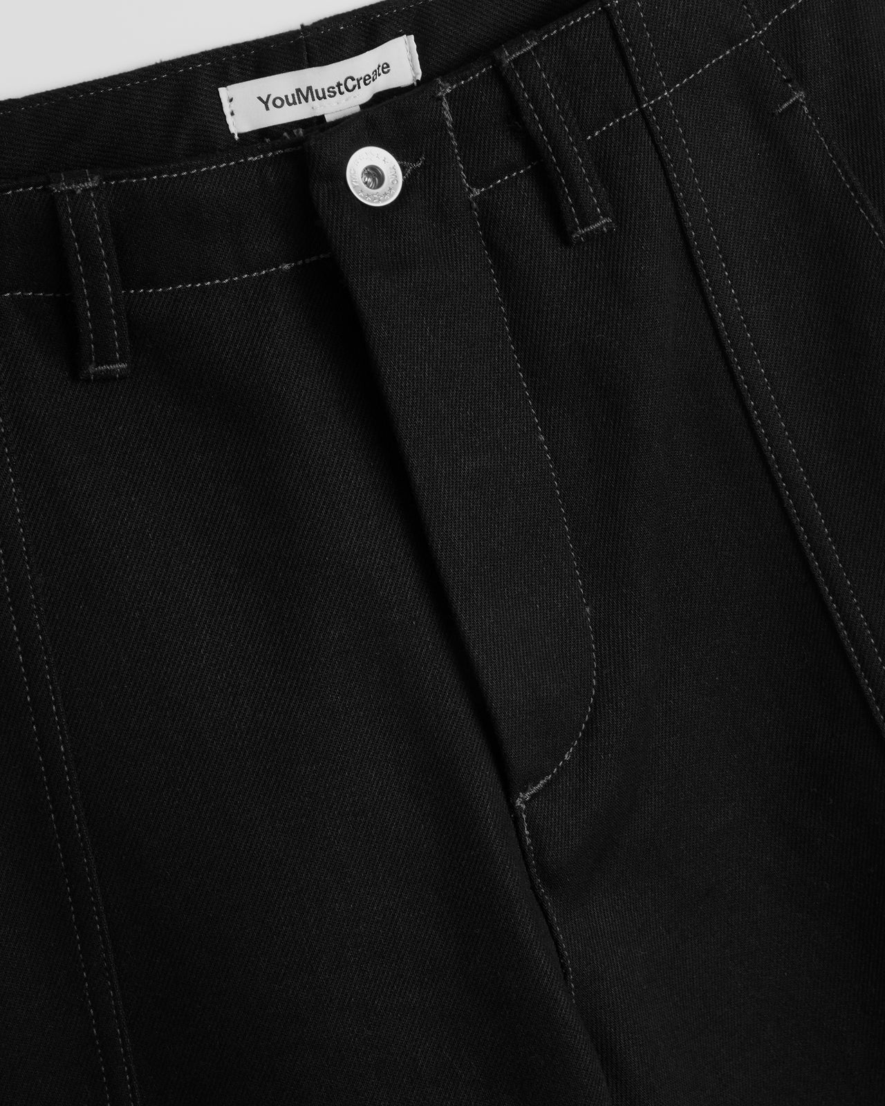 YMC - Displaced Seam Jeans - Black