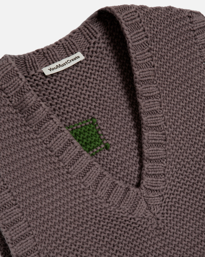 YMC - Heidi Vest, Hand Knit Coloured Blocks