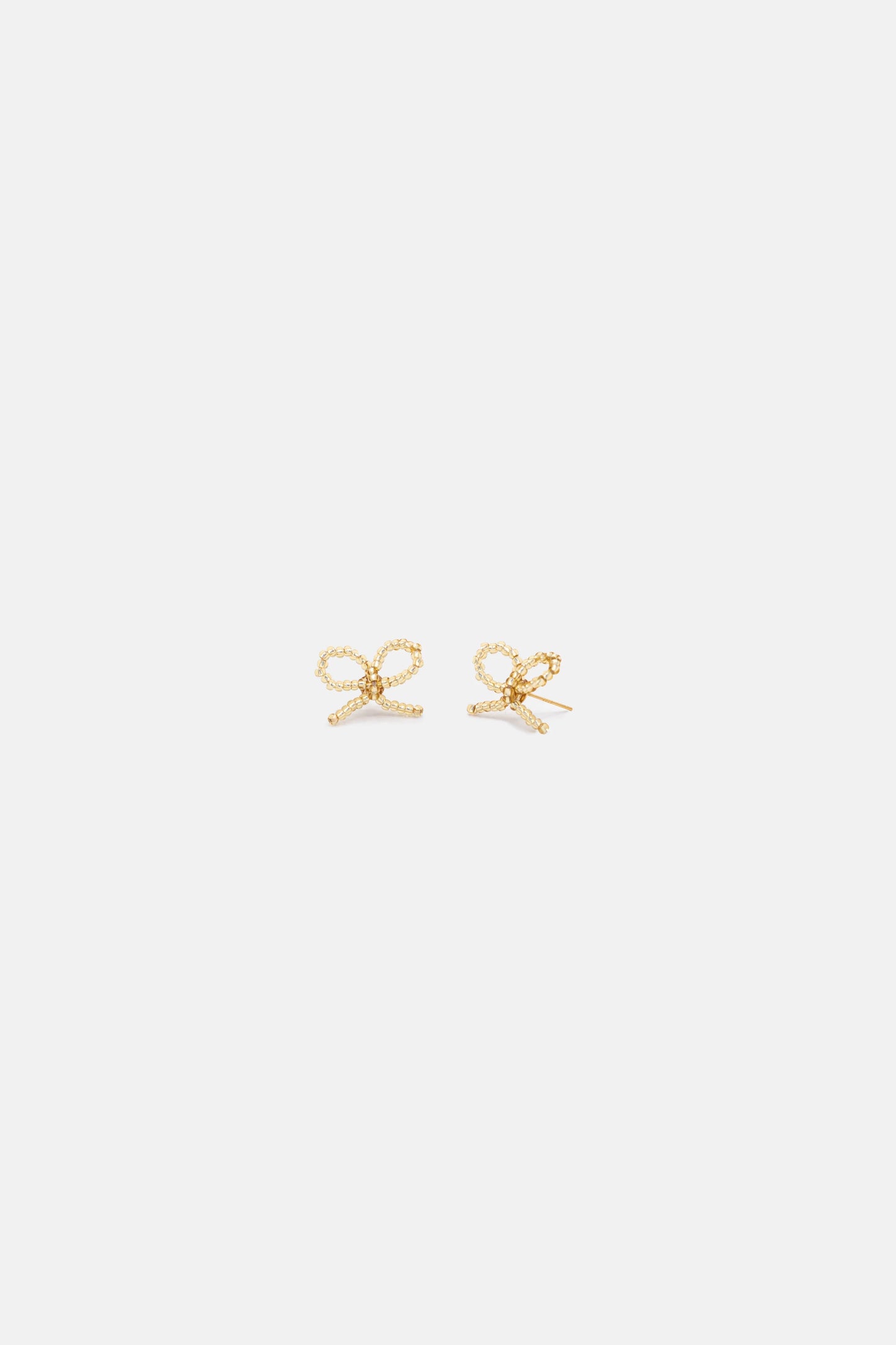 Labro - Bow Piccolo Earring, Gold