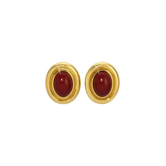 Heaven Mayhem - Prize Earrings, Burgundy