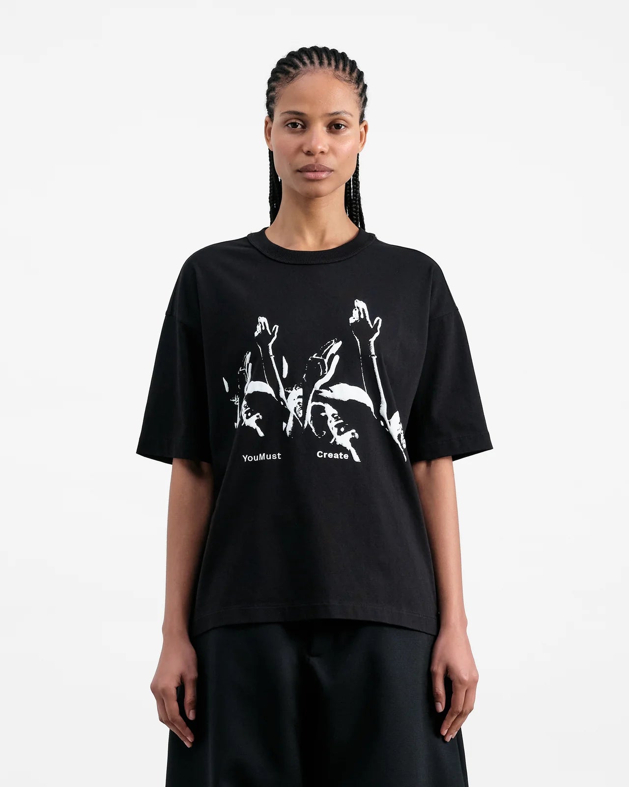 YMC - Triple T-Shirt, Solarised Print