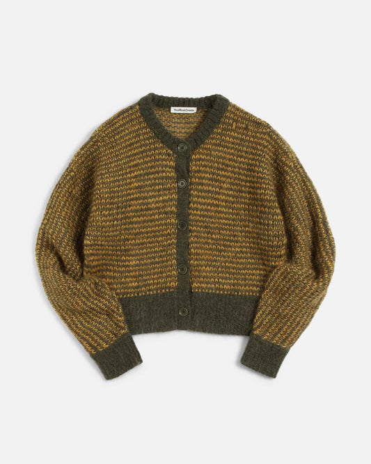 YMC - Disorder Cardigan, Yellow/Green