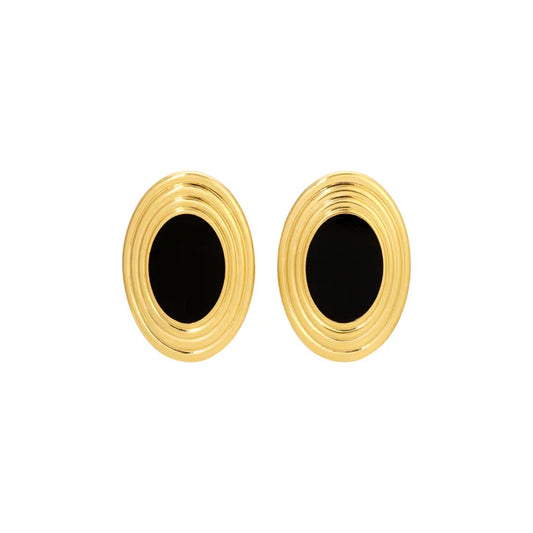 Heaven Mayhem - Rowan Earrings, Black