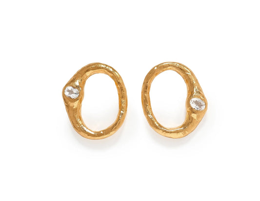 Tyger by the Tail - Theia Hoops, Gold