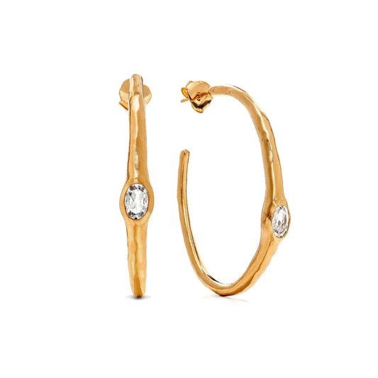 Tyger by the Tail - Noctra Hoops, Gold