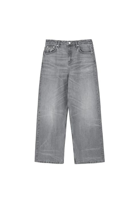 Skall Studio Taylor Cropped Jeans - Worn Light Grey