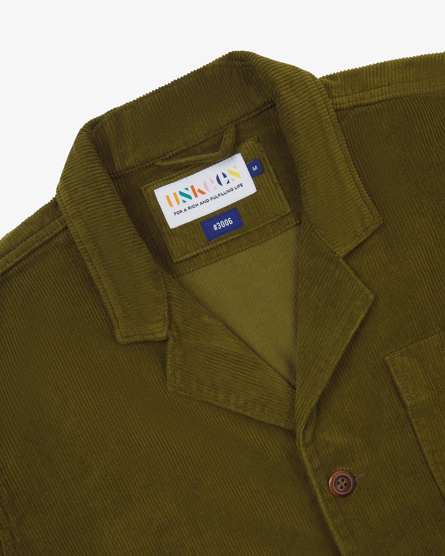Uskees - Blazer Corduroy, Woodland Green