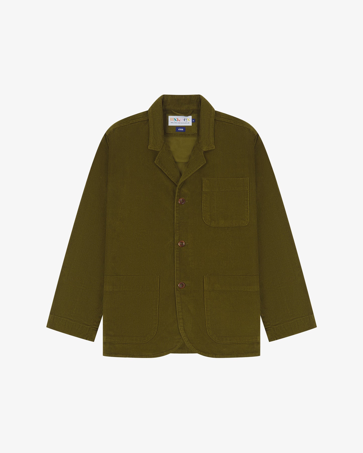 Uskees - Blazer Corduroy, Woodland Green