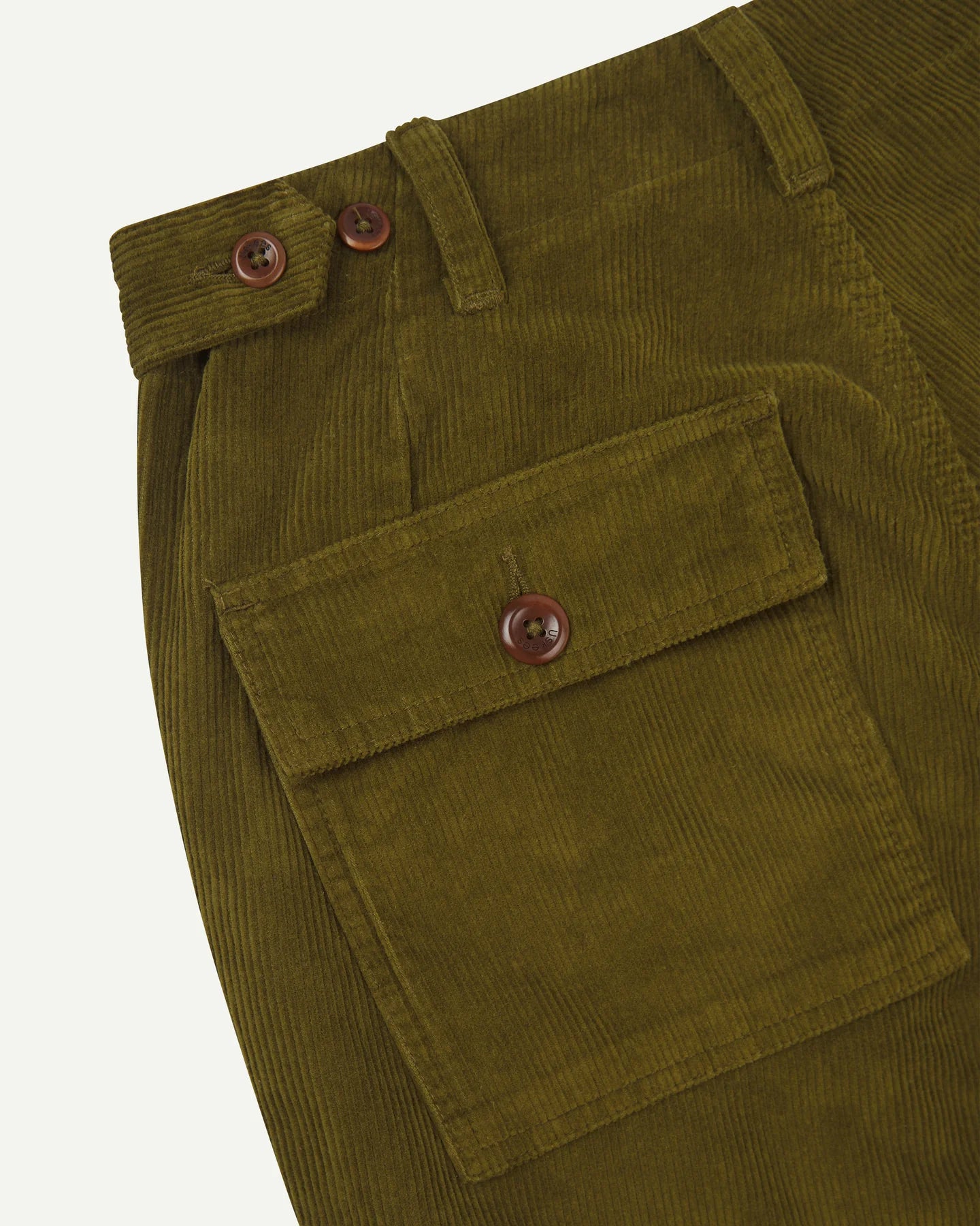 Uskees - Workwear Pants Corduroy, Woodland Green