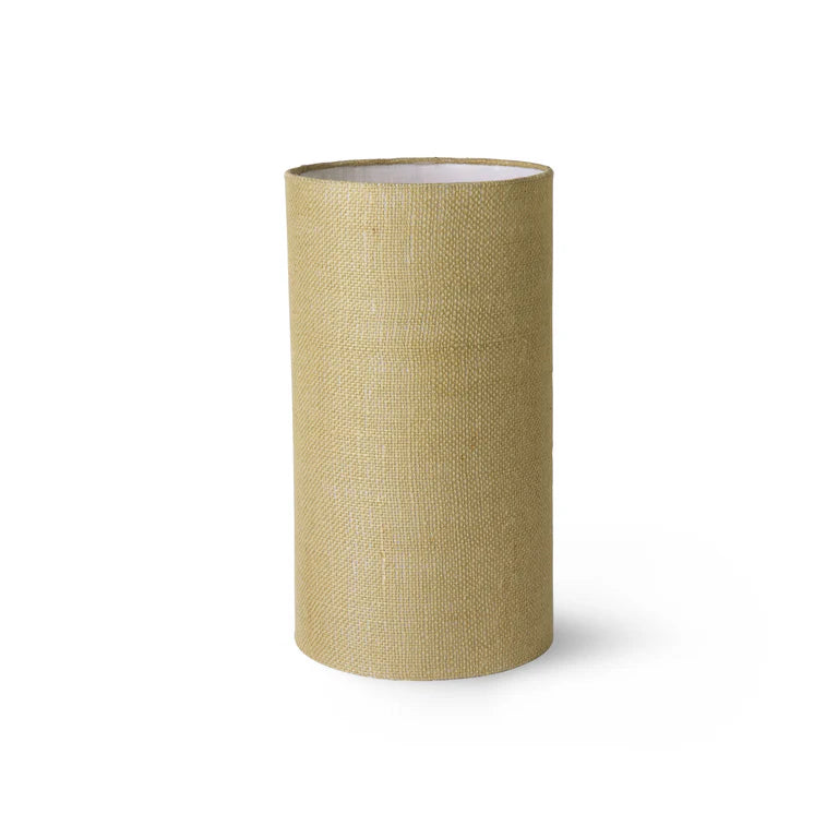 HK Living Jute cylinder lamp shade, jade green