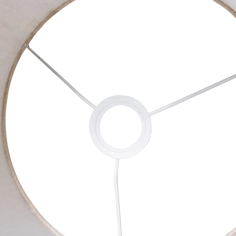 HK Living Cylinder Lamp Shade Natural Linen 30x30cm