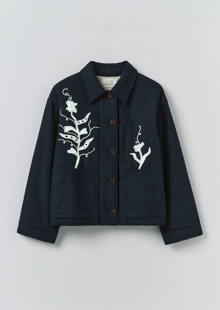 TOAST - Applique Pea Shoot Jacket