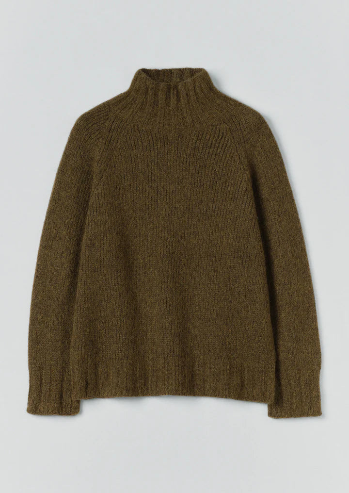 TOAST - Lofty Alpaca High Neck Sweater