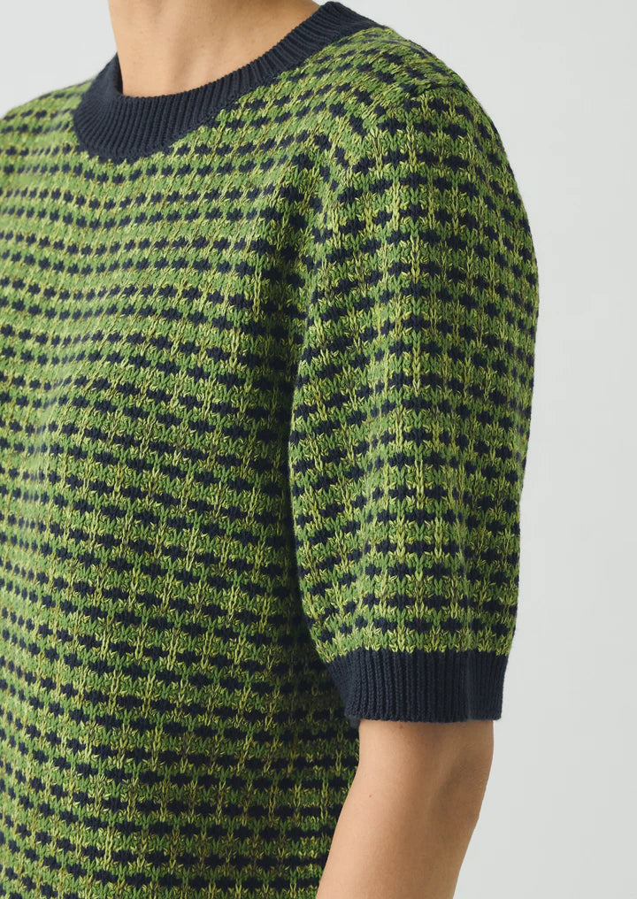 TOAST - Jacquard Knitted Cotton Top
