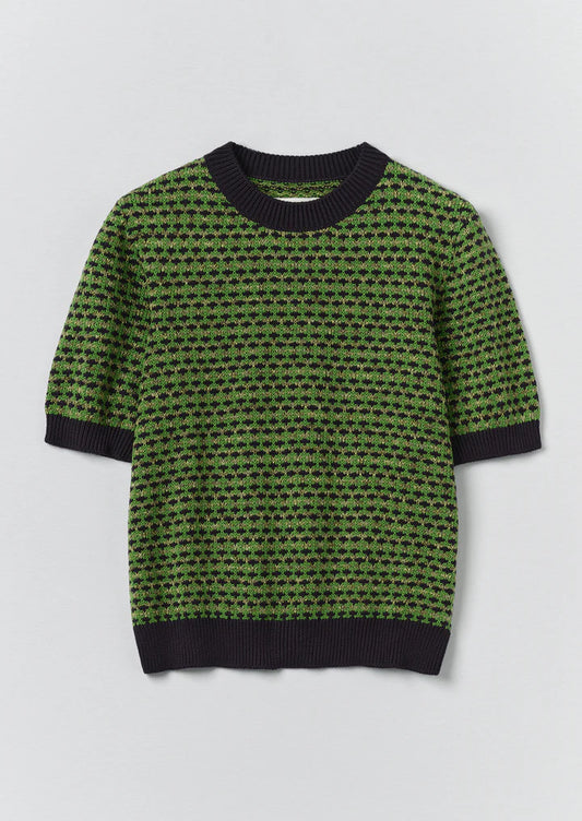 TOAST - Jacquard Knitted Cotton Top