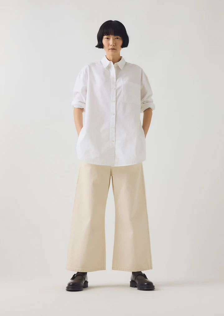 TOAST - Cotton Oxford Oversized Long Shirt
