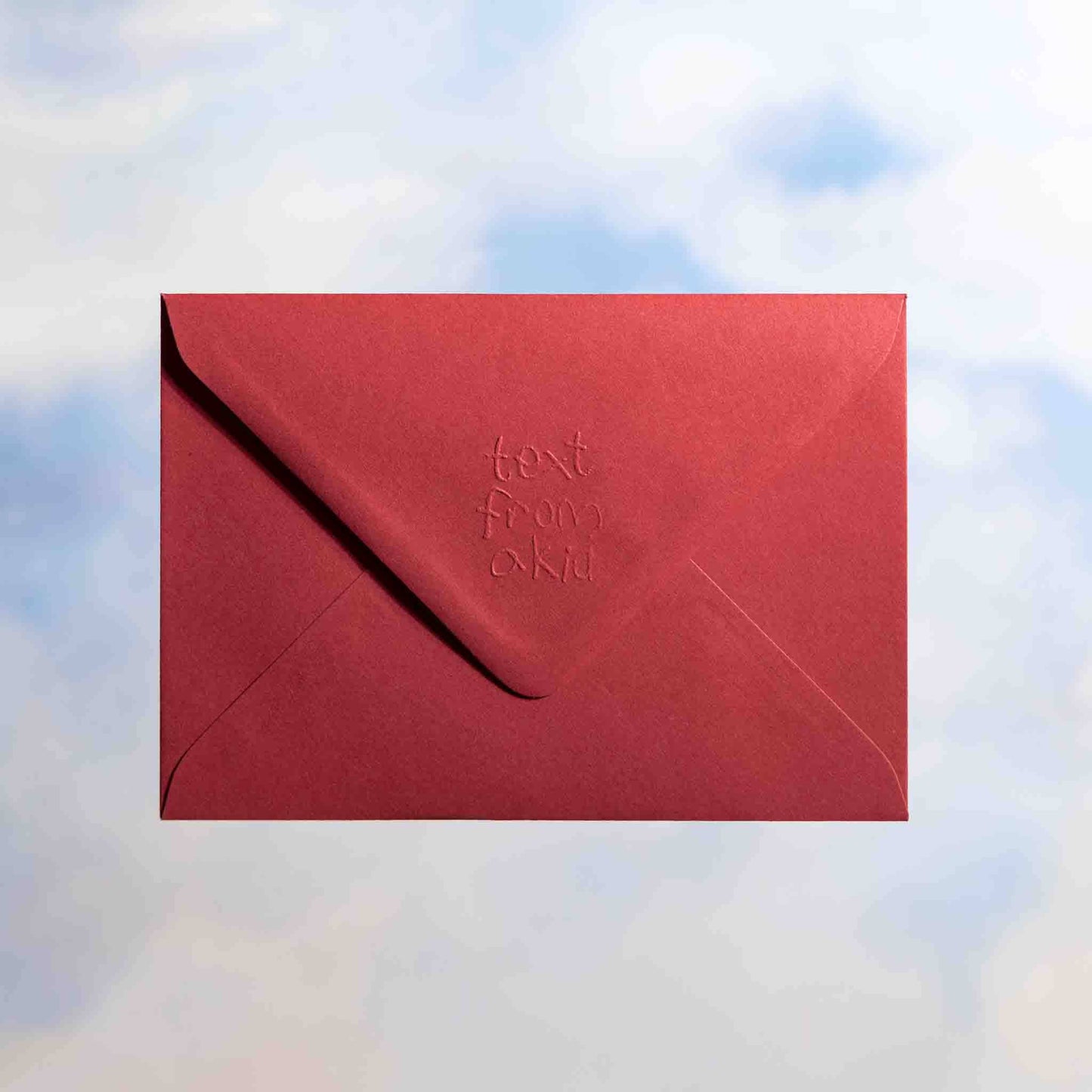 Text from a Friend, Hand Foiled Card - Love You xxx