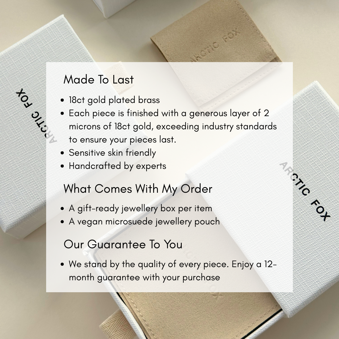 Arctic Fox & Co - Liv Signature Hoop Earring, Gold