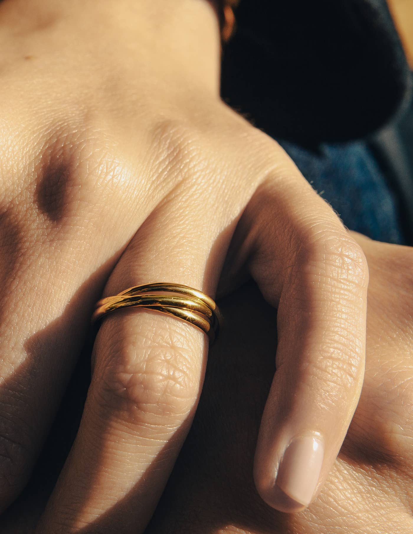 Nordic Muse - Gold Entwine Ring