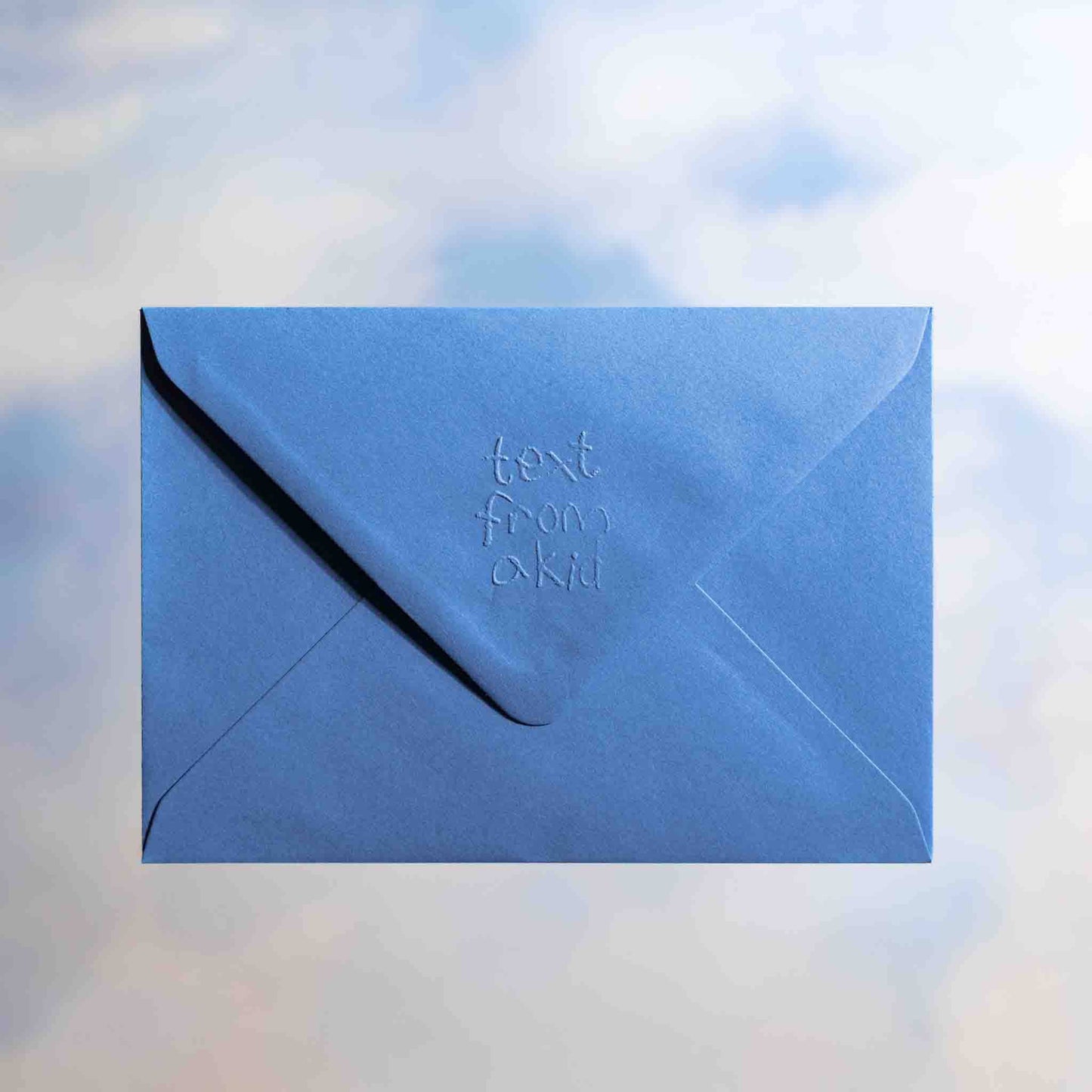 Text from a Friend, Hand Foiled Card - Yay!