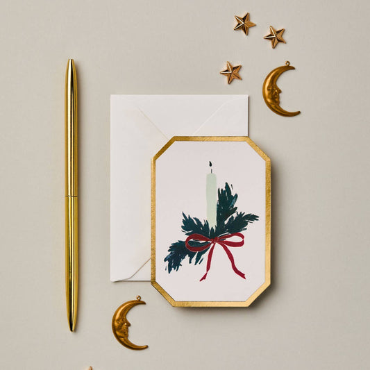 Katie Housley - Mini Holiday Card, Christmas Candle