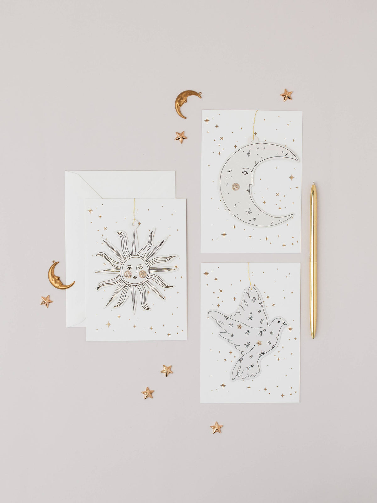 Katie Housley - Christmas Decoration Card, Dove