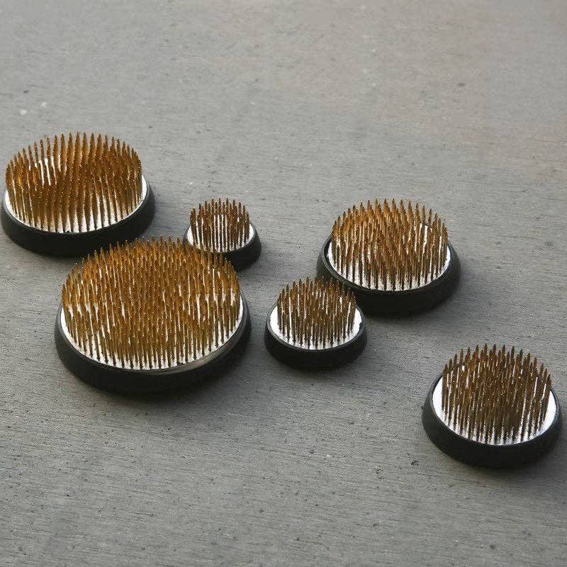 Gohobi -  Ikebana Kenzan Stainless Steel Flower Stand Flower Holder