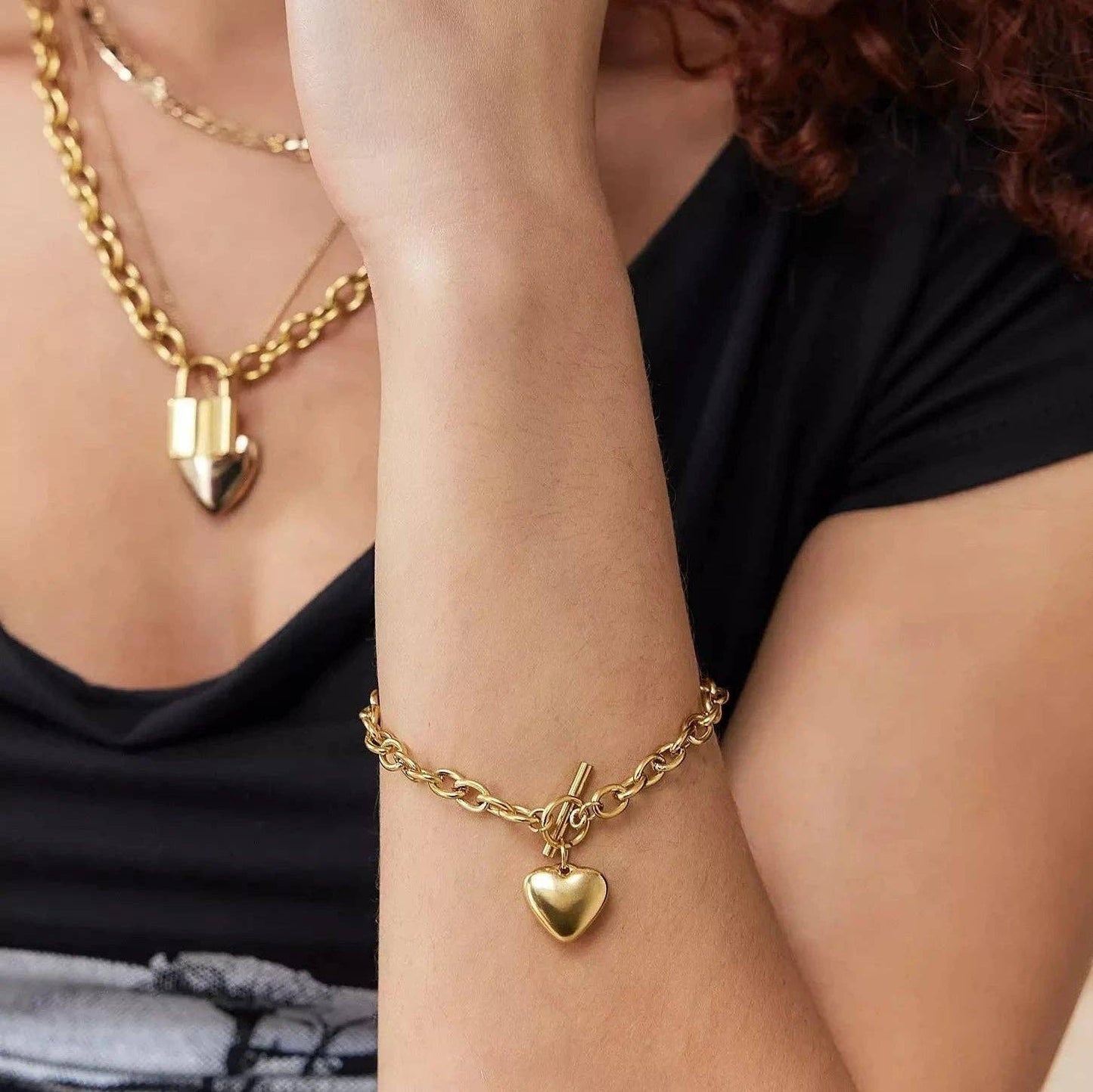 Réalta - Cross my heart Bracelet