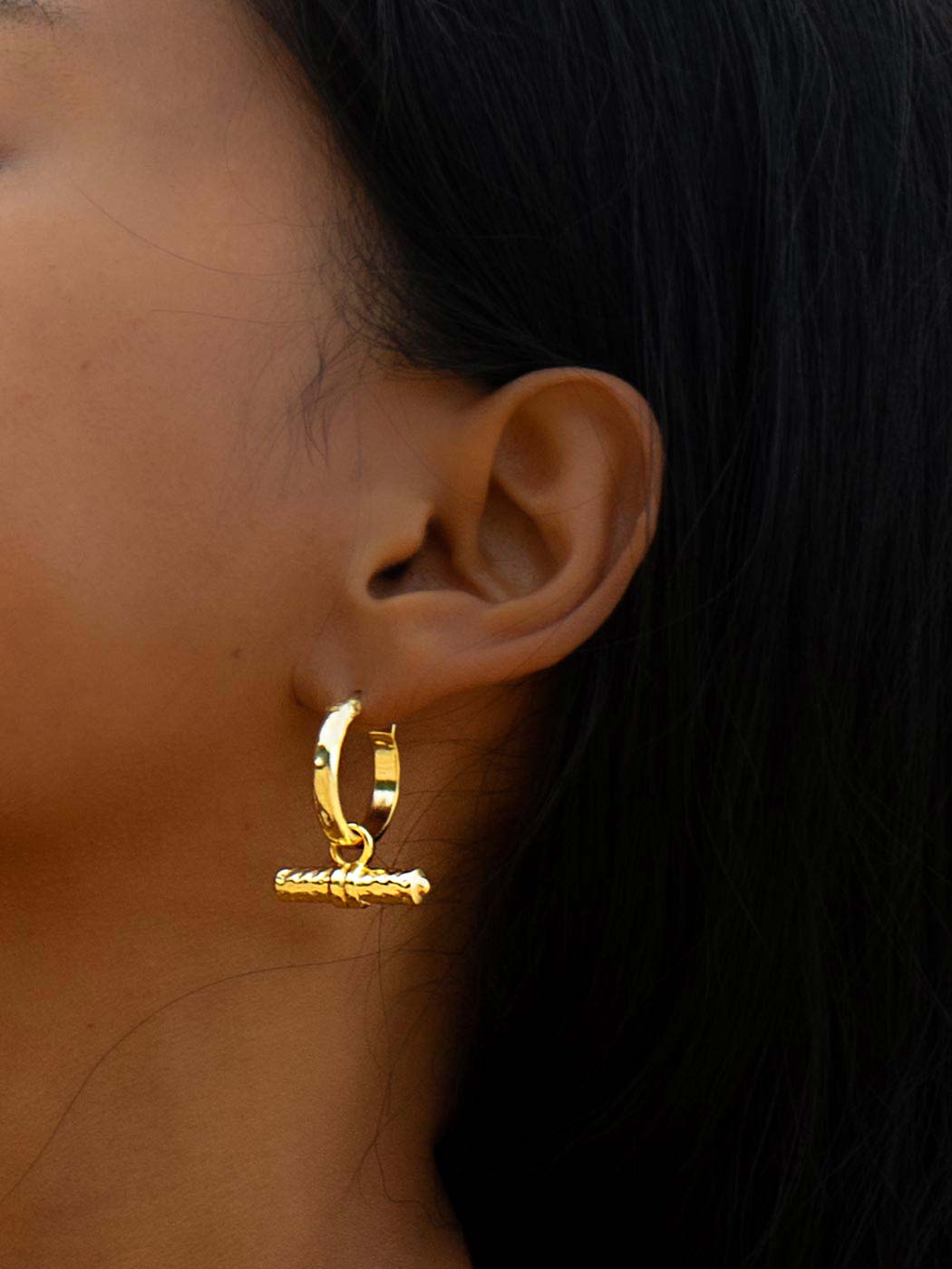 Formation Co. Jewellery - Margot T-Bar Hoops