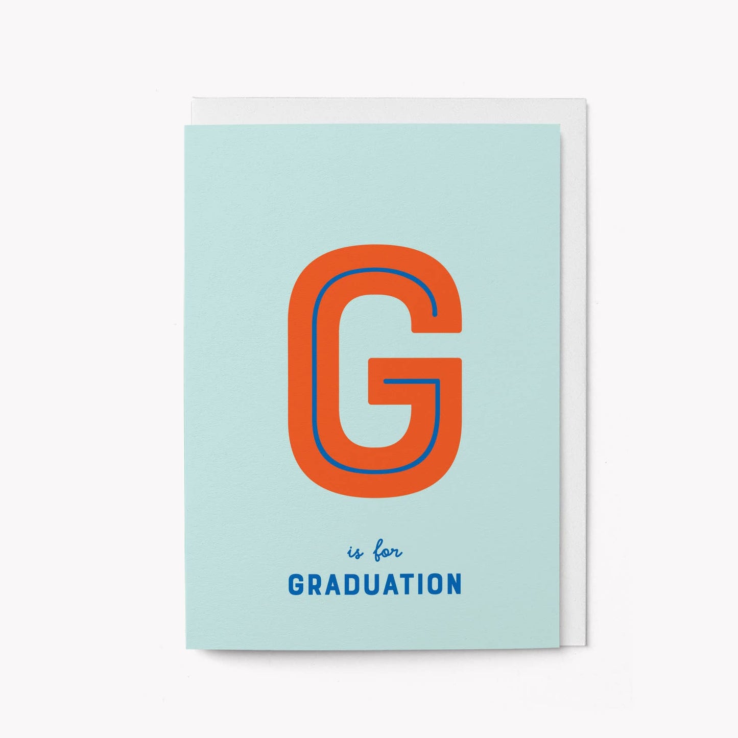 Graphic Factory - G is for Graduation - Alphabet Greeting card