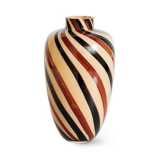 HKLIVING - Glass Vase, Affogato