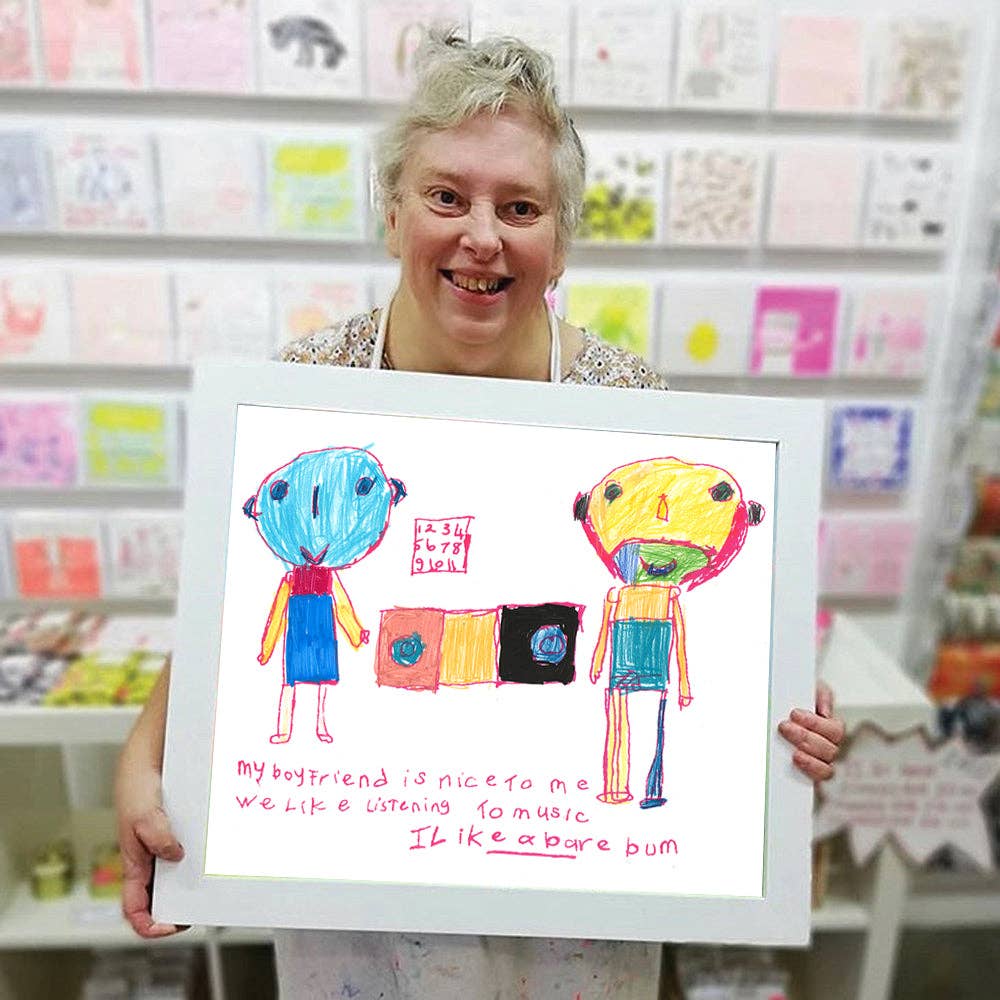Arthouse Unlimited - Bare Bum, Greetings Card