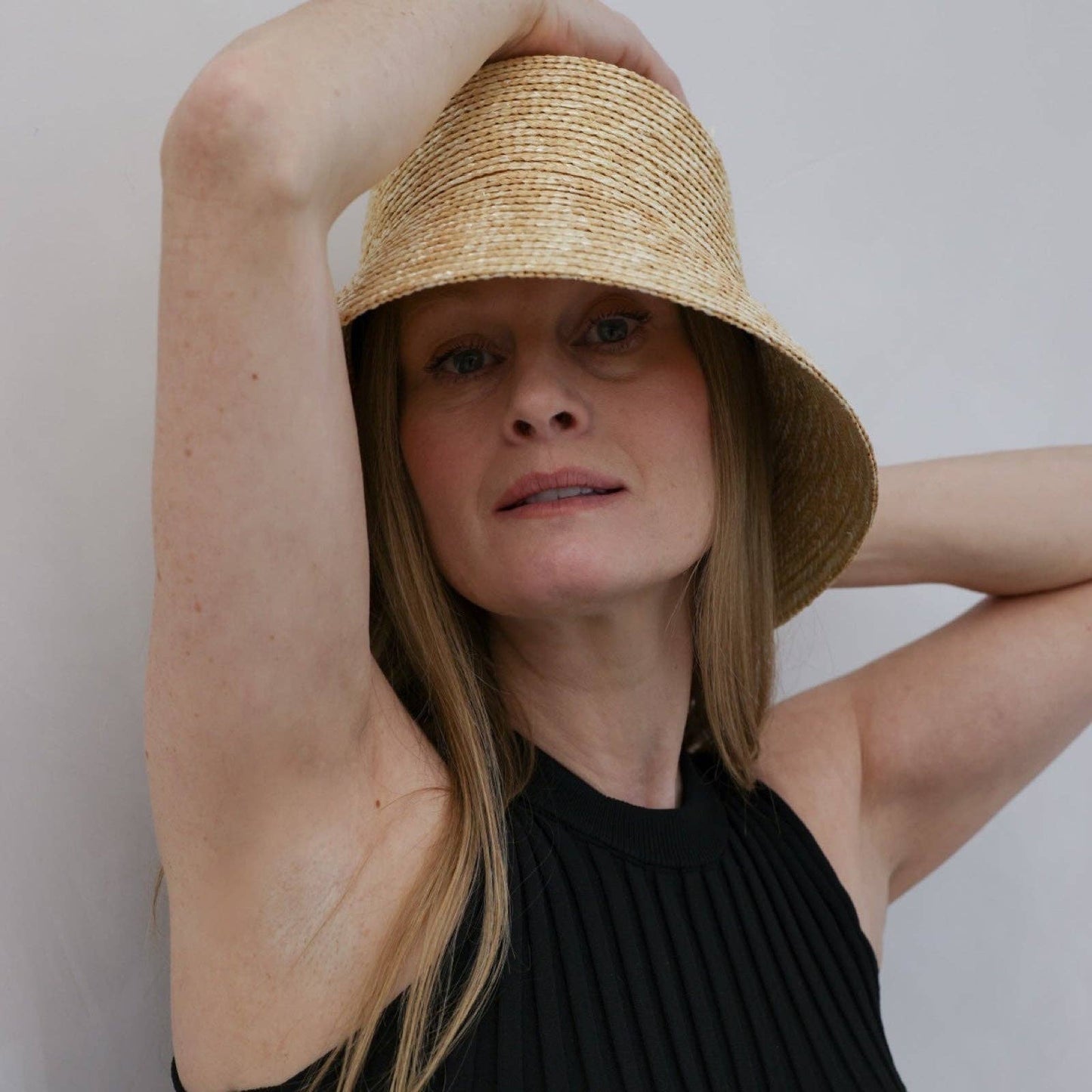 London Atelier - Raffia Lamp Bucket Hat