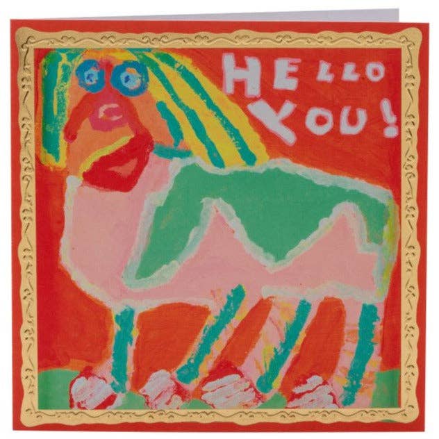 Arthouse Unlimited Hello You, Greetings Card