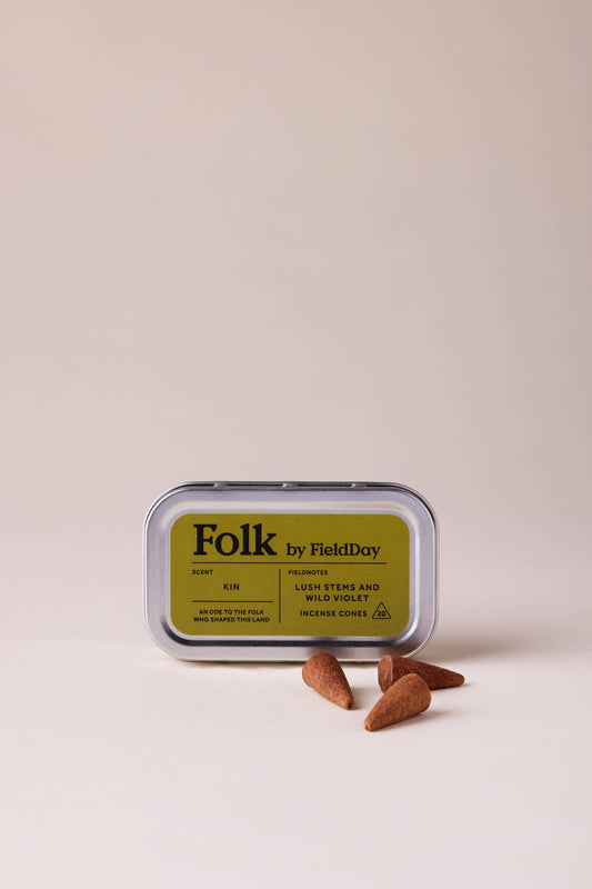 FieldDay - Folk Tin of Incense Cones, Kin
