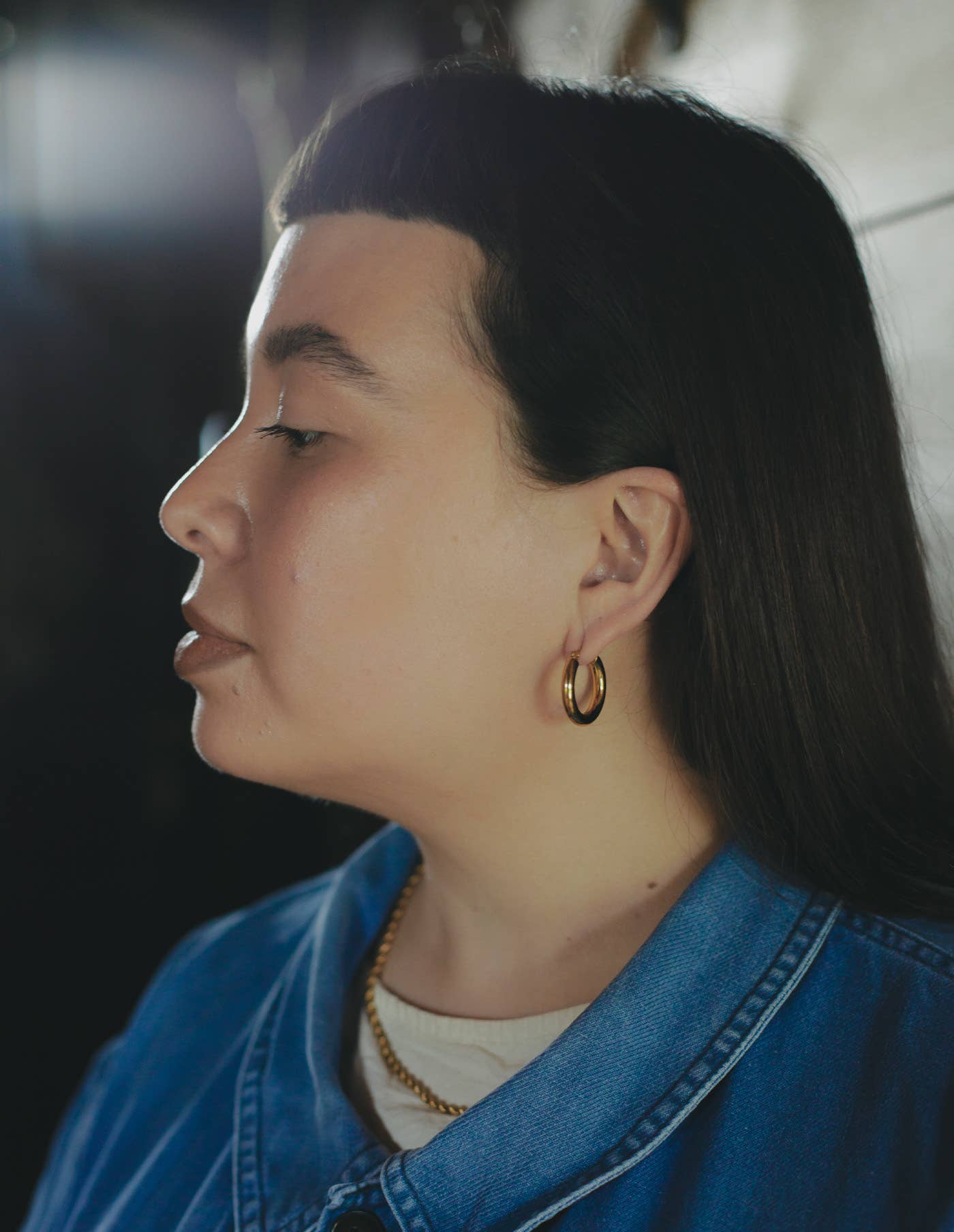 Nordic Muse - Gold Classic Hoop Earrings