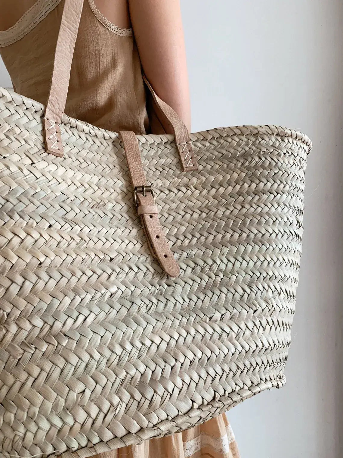 Marrakesh Living - Straw Bag with Thin Buckle