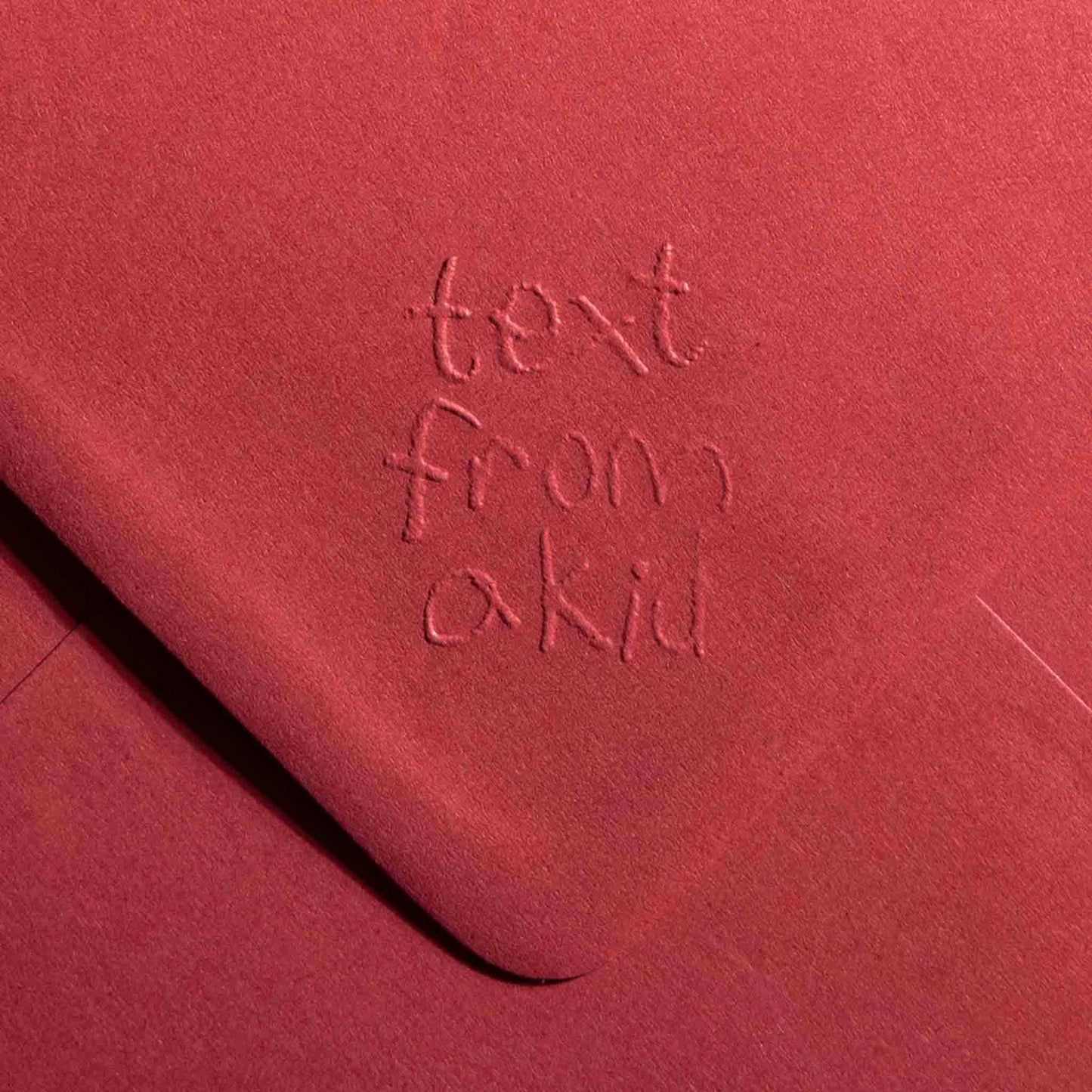 Text from a Friend, Hand Foiled Card - Love You xxx