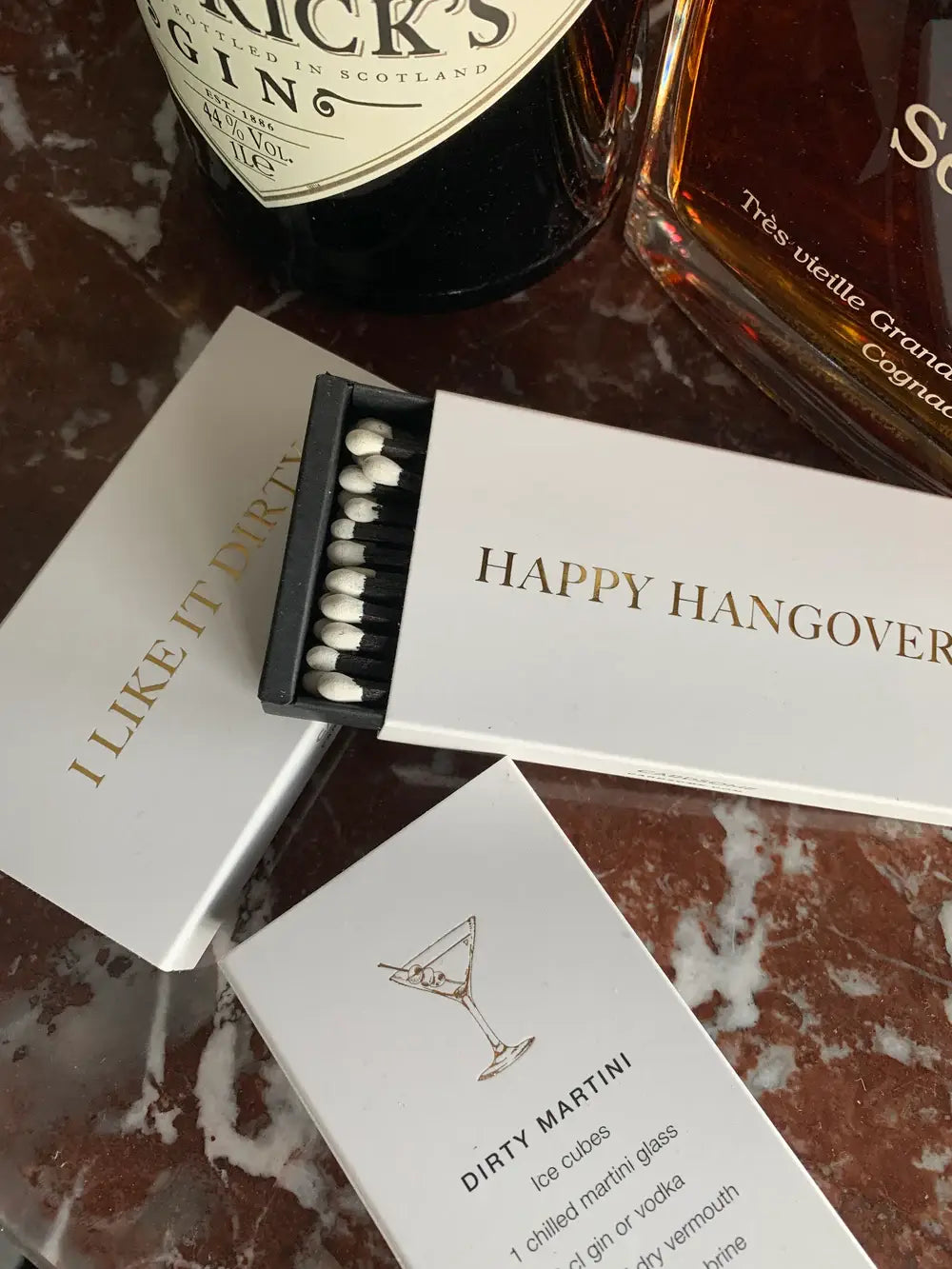 Cardsome -  HAPPY HANGOVER (BLOODY MARY RECIPE) MATCHES LARGE