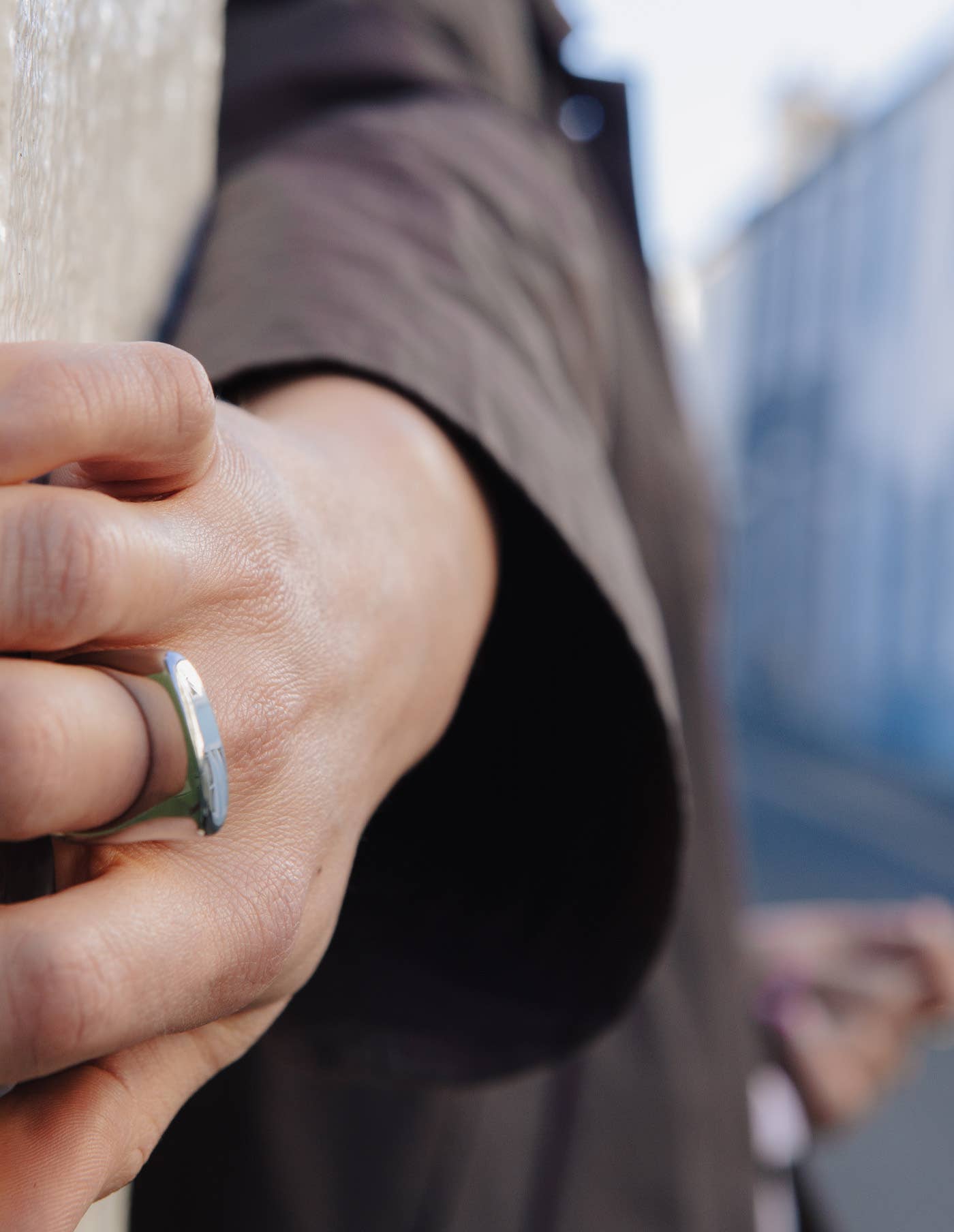 Nordic Muse - Raised Fluid Ring, Silver