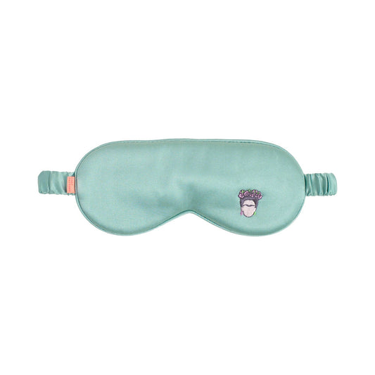 Lost Pattern NYC - Frida Silk Sleep Eye Mask , Teal