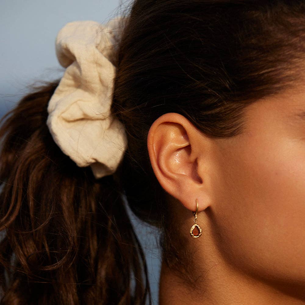 Agapée Jewelry - Lysia Rosewood Earrings, Gold