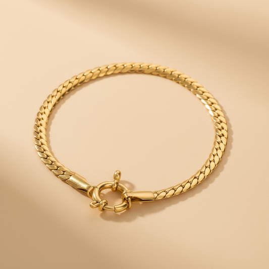 Gold Lunar -  Casual Fine Chain Bracelet