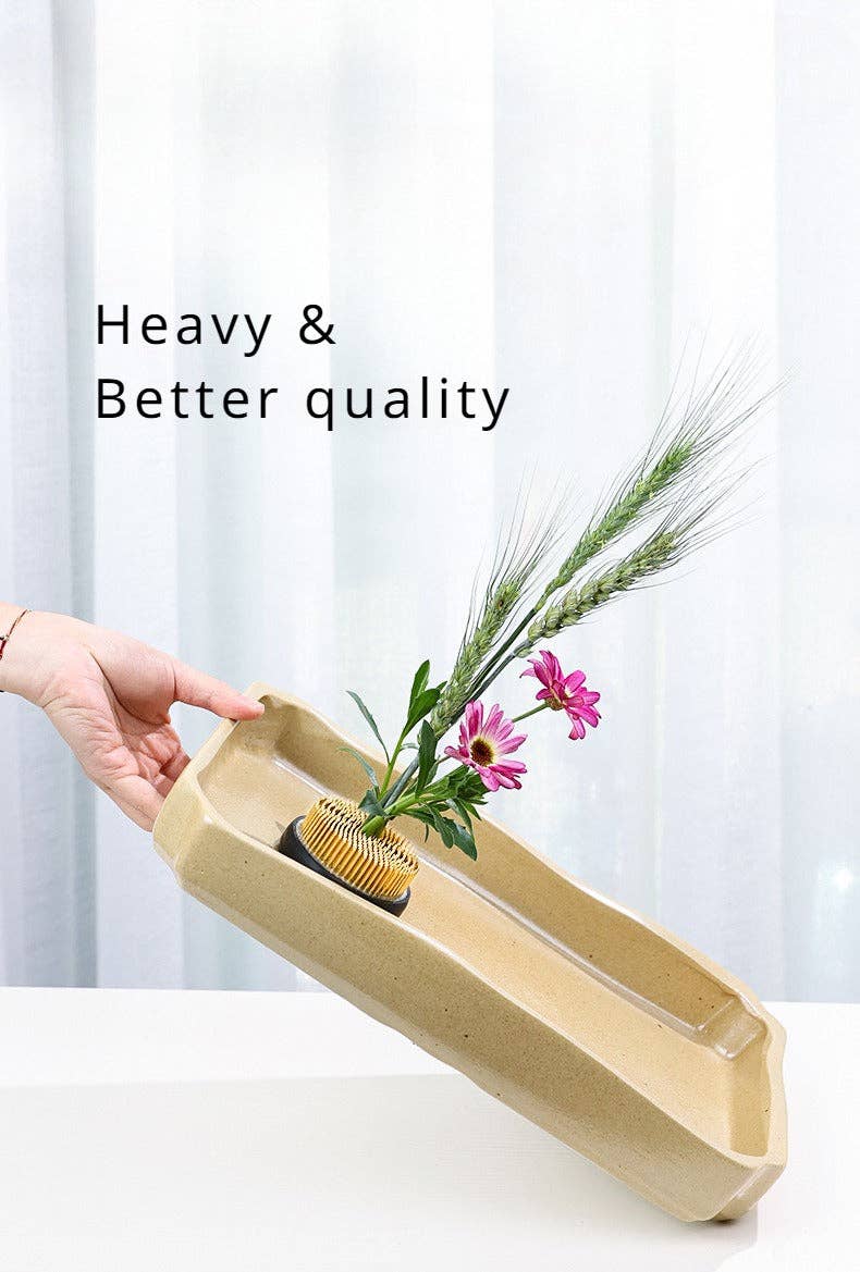 Gohobi -  Ikebana Kenzan Stainless Steel Flower Stand Flower Holder