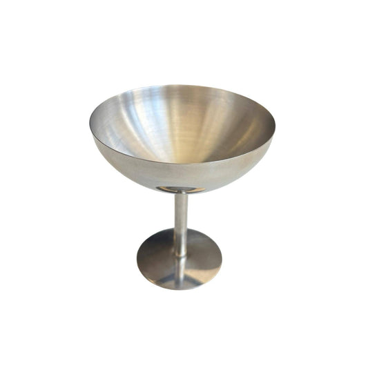 Stainless Steel Cocktail Glass