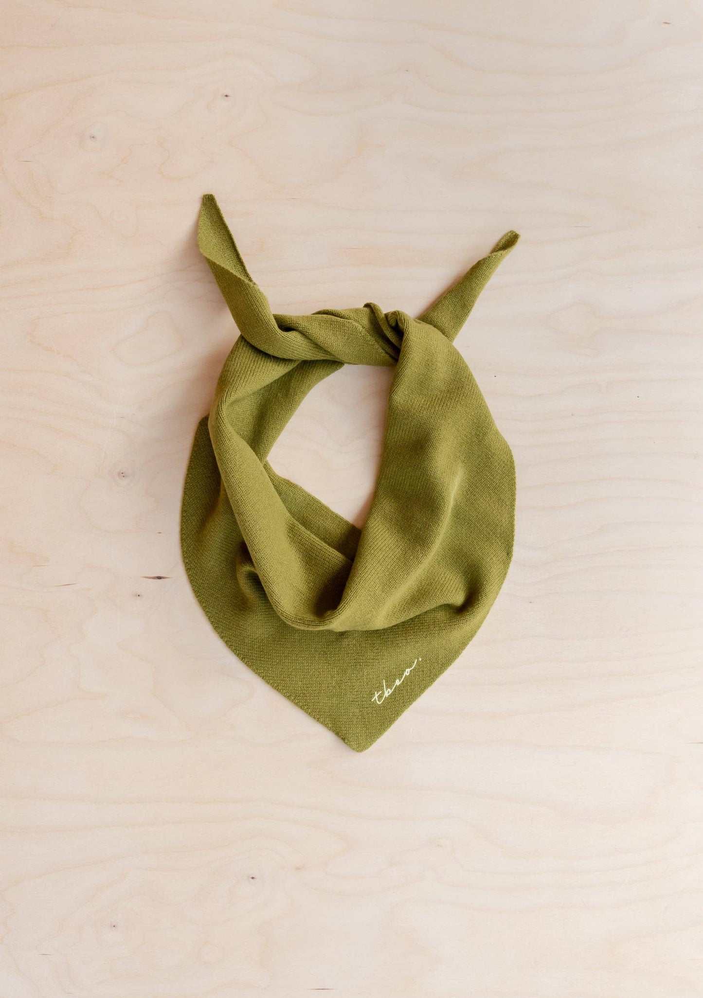 TBCo - Merino Triangle Scarf in Olive